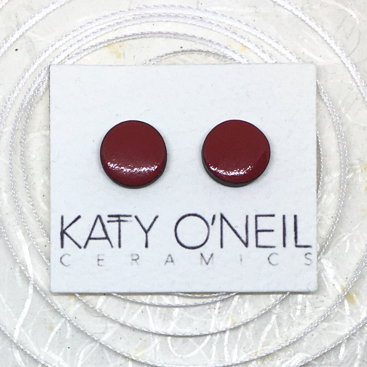 Medium Round Earrings 8
