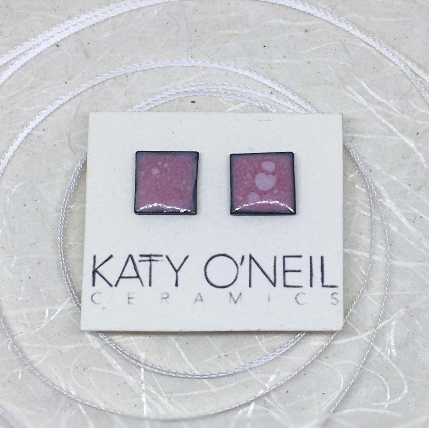 Medium Square Earrings 18