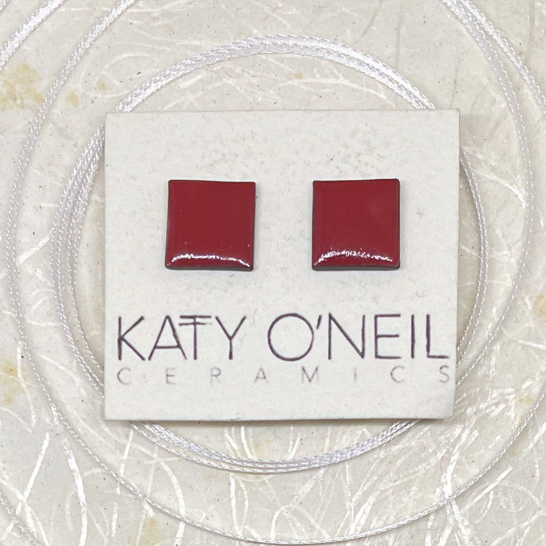 Medium Square Earrings 10