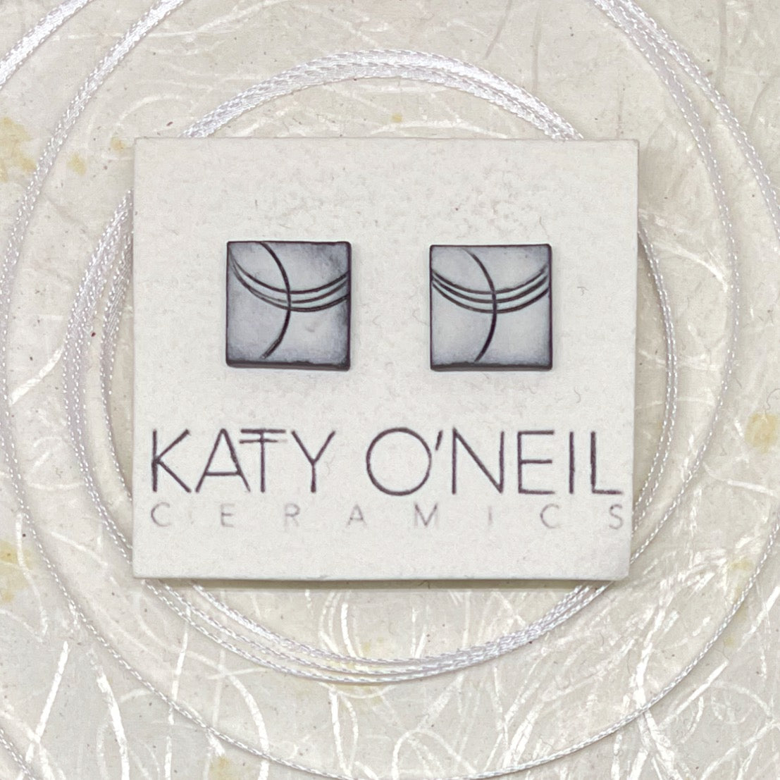 Medium Square Earrings 12