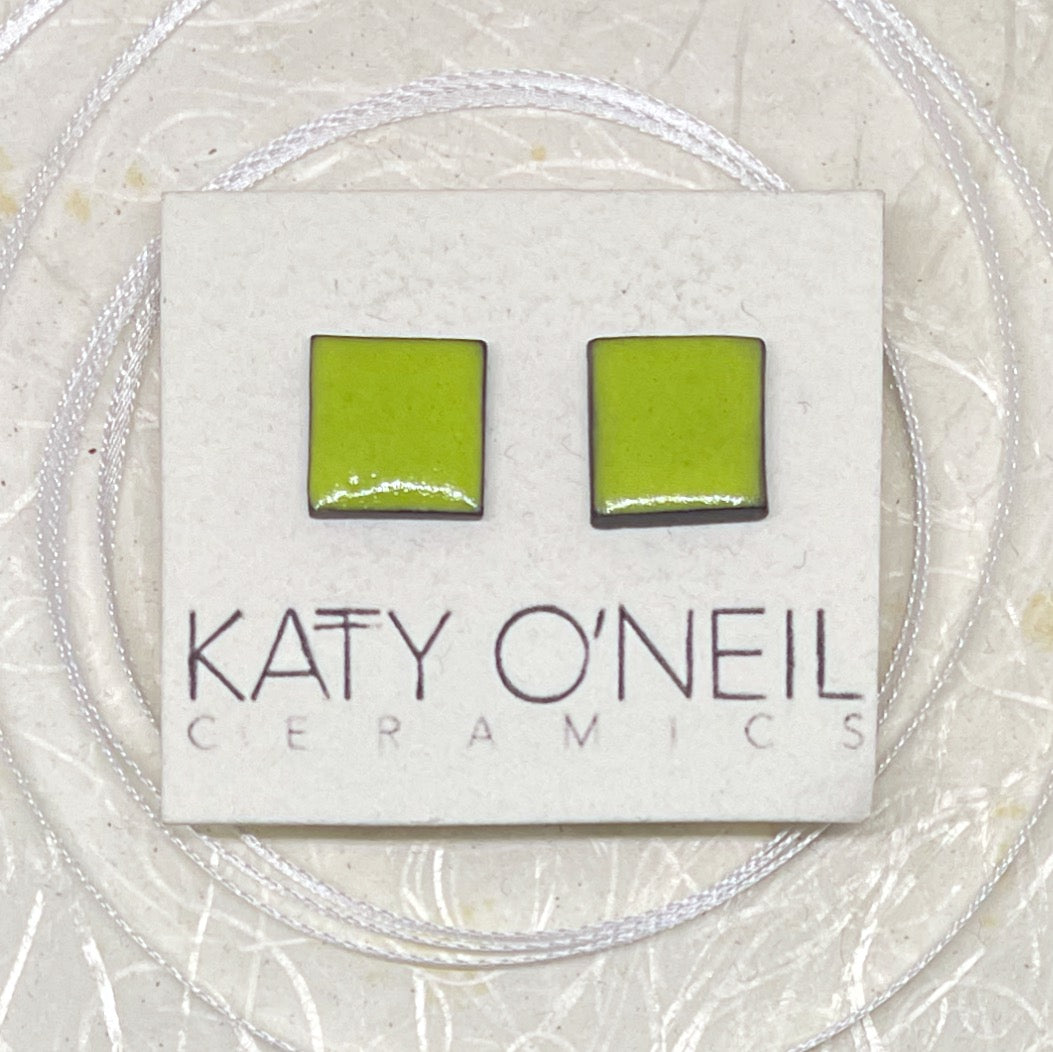 Medium Square Earrings 14