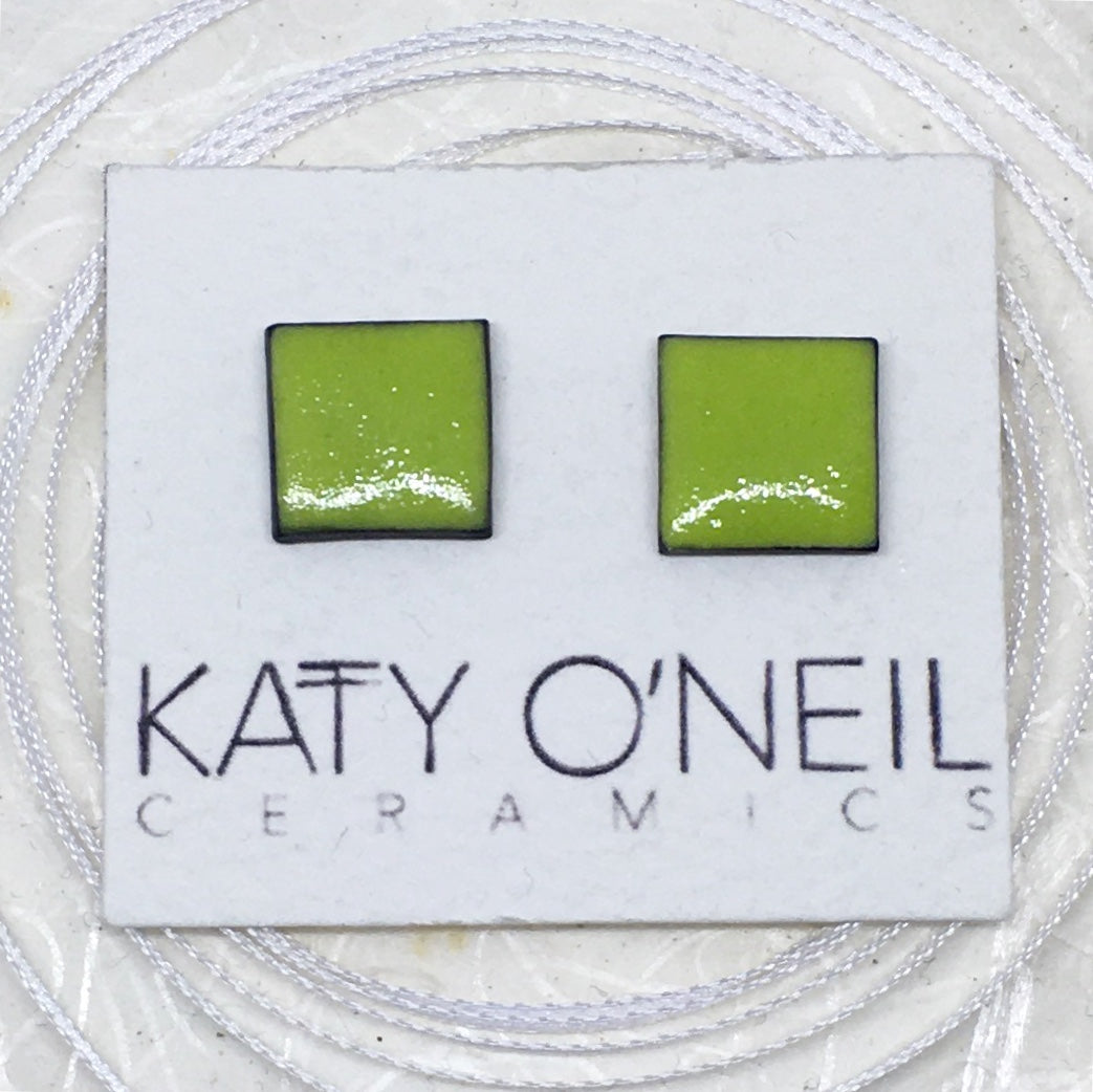 Medium Square Earrings 14