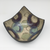Bowl - Textured black with muted purple crescents with green and blue circles