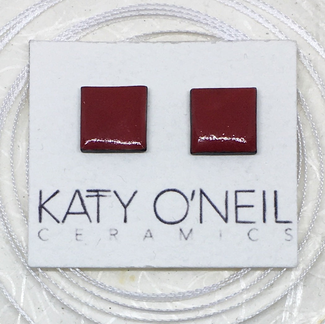 Medium Square Earrings 10