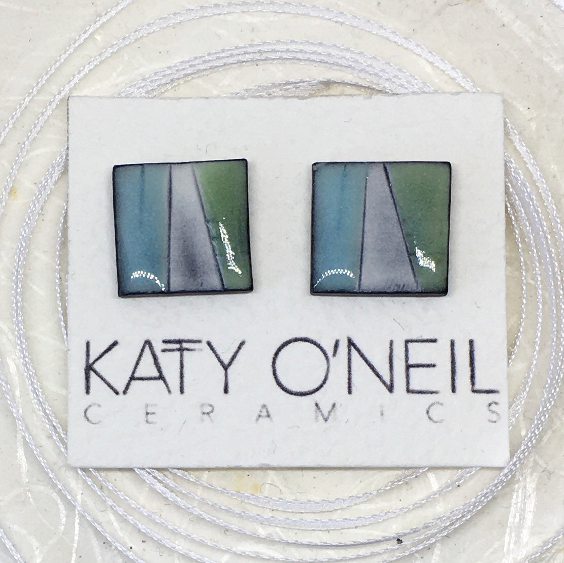 Large Square Earrings 3