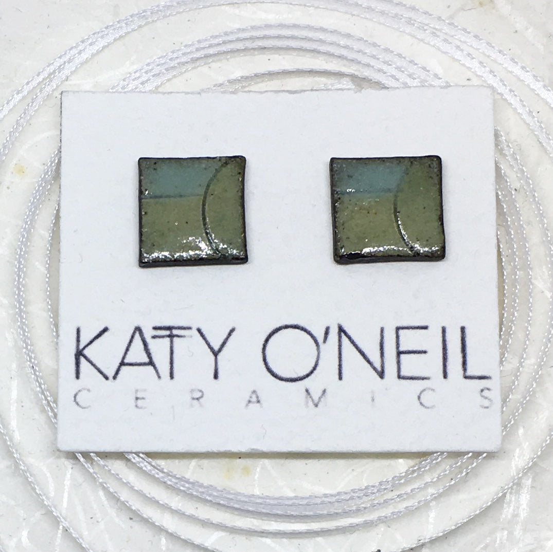 Medium Square Earrings 2