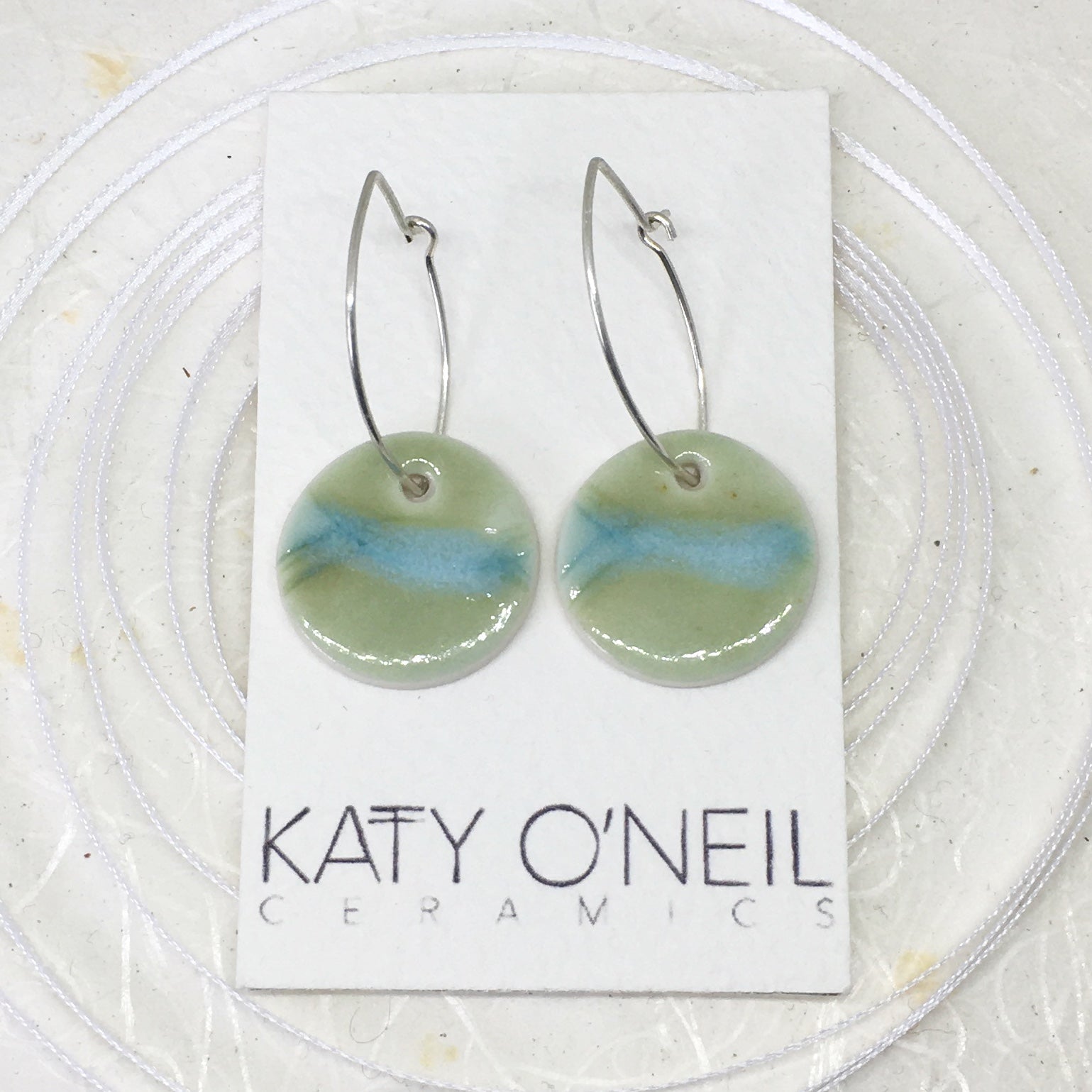 Drop Round Earrings 1