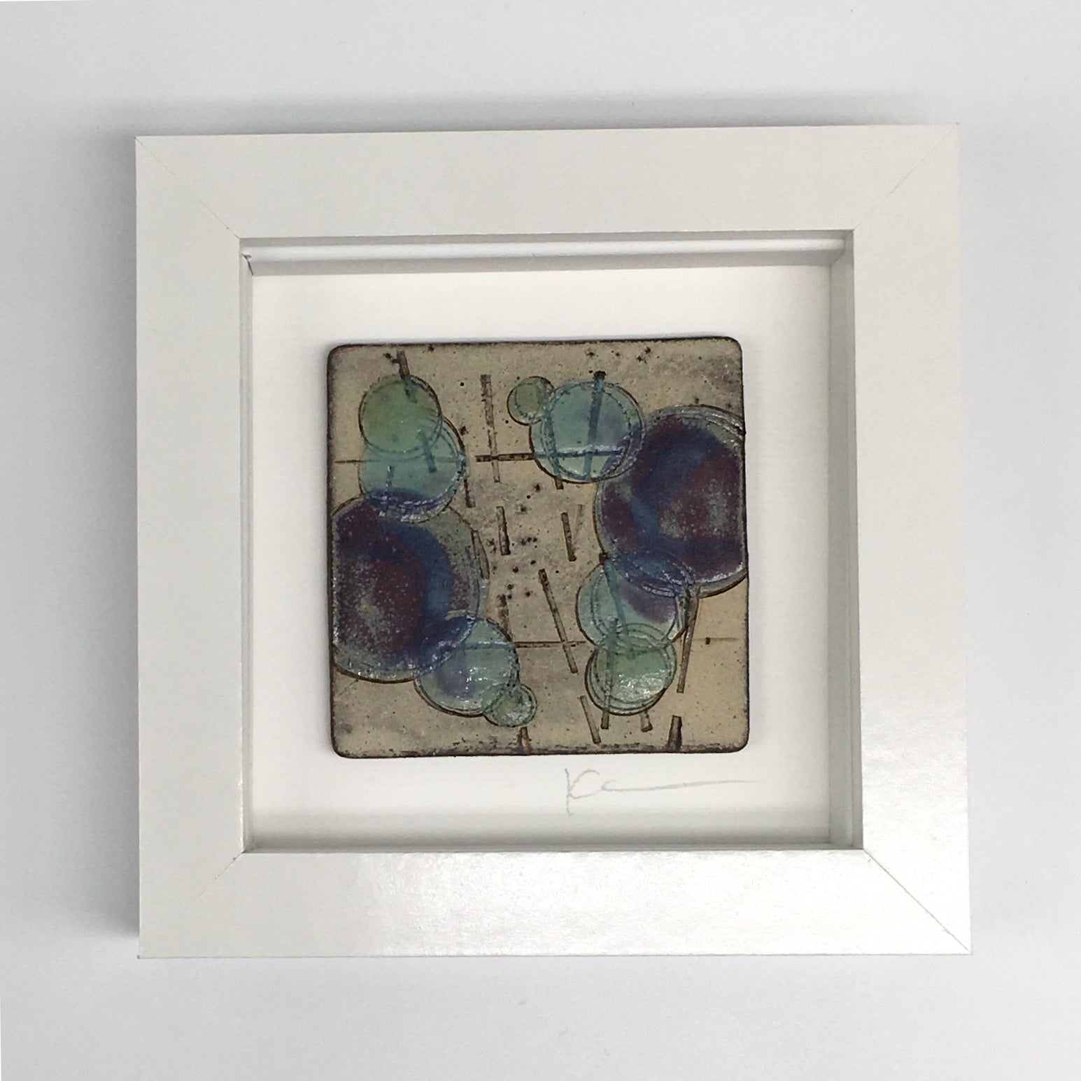 Framed tiny wall plaque 8
