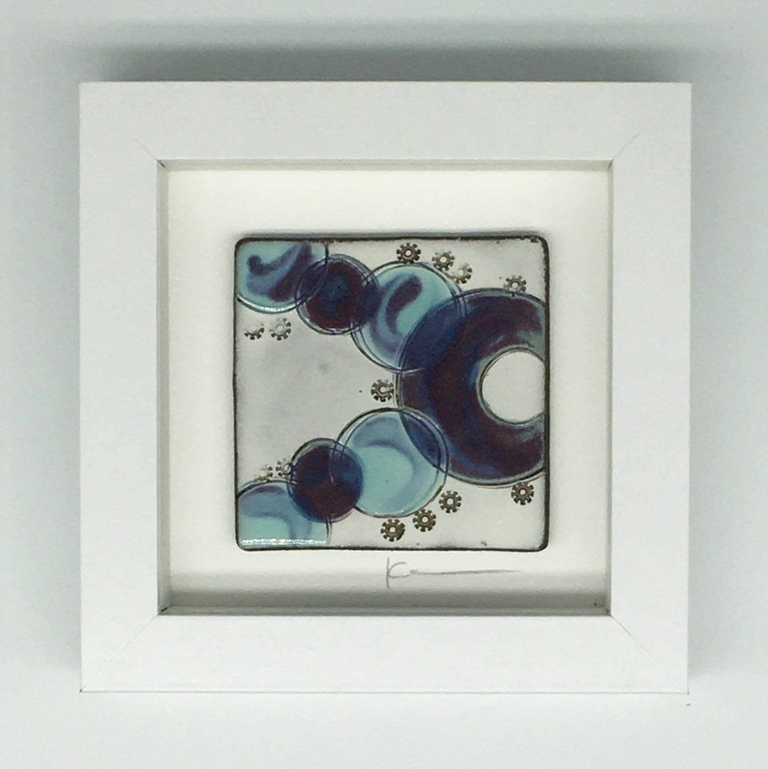Framed tiny wall plaque 11