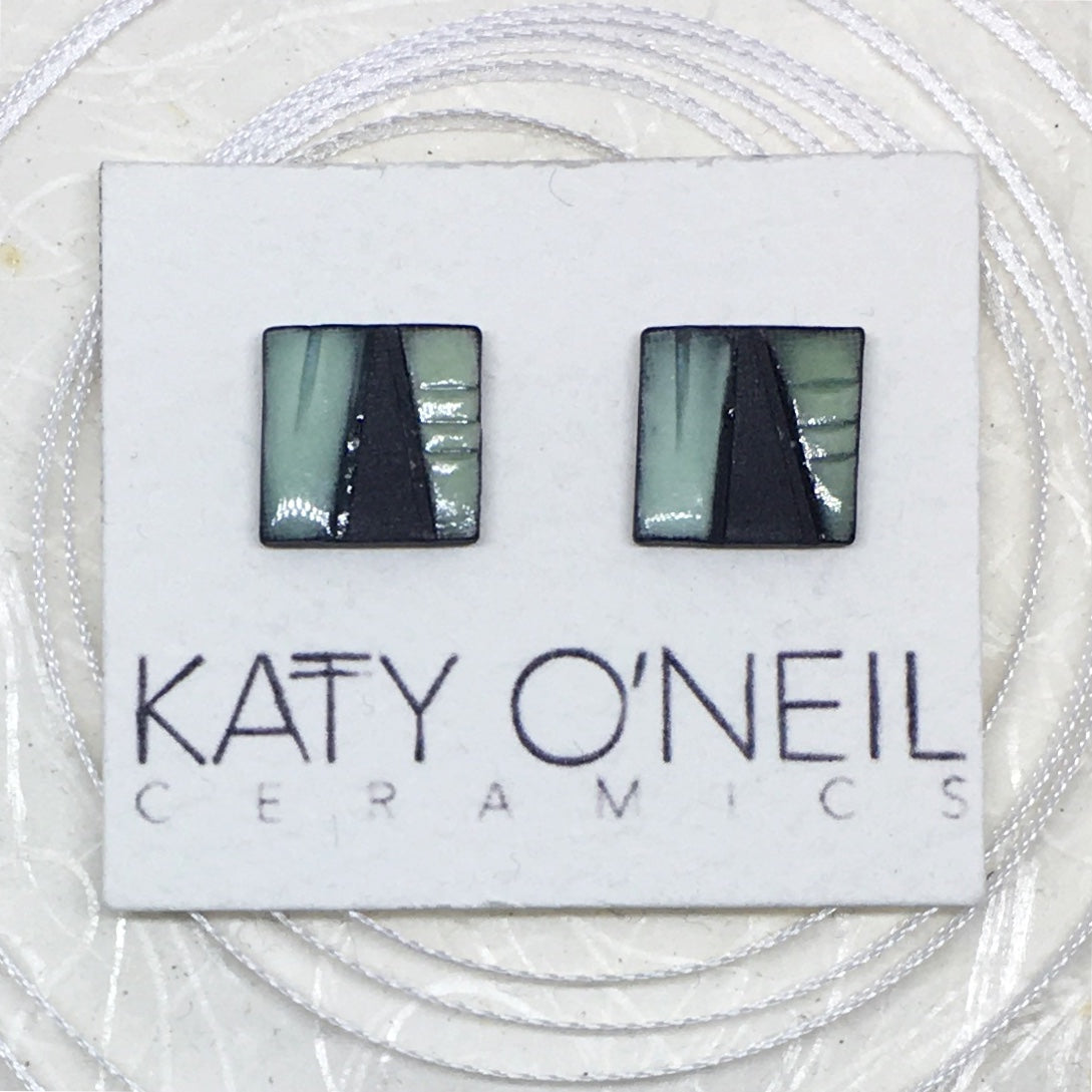 Medium Square Earrings 4
