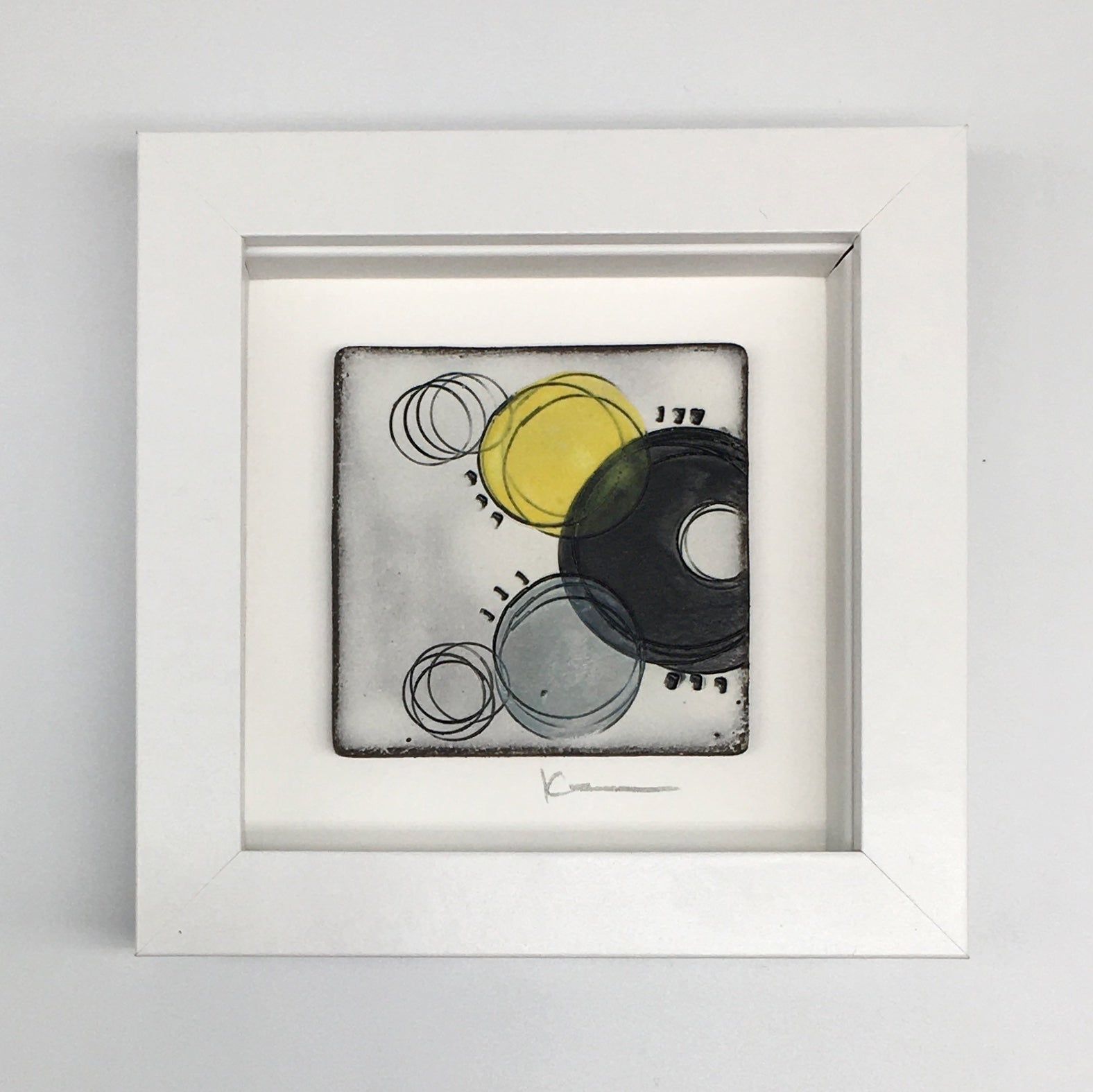 Framed tiny wall plaque 6