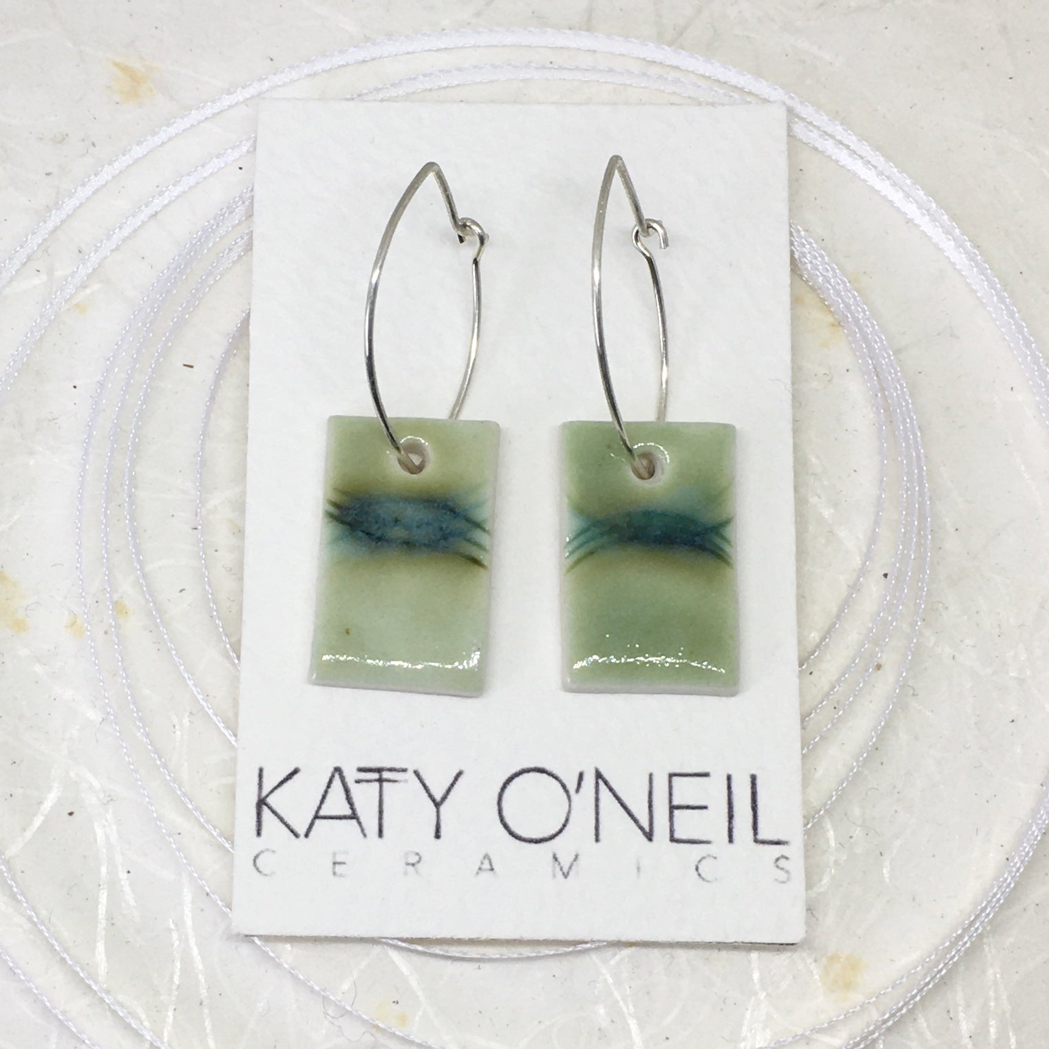 Drop Oblong Earrings 1