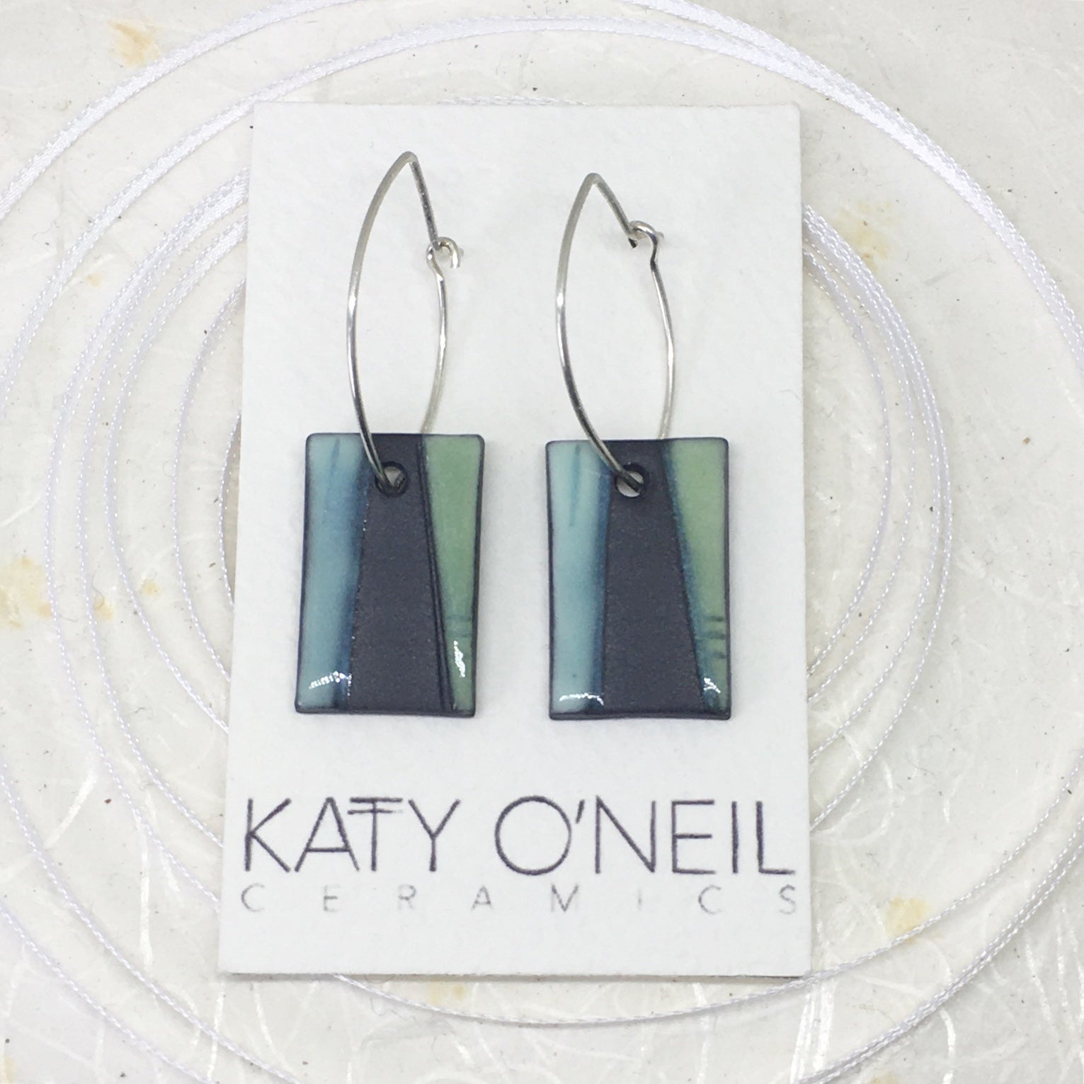 Drop Oblong Earrings 11