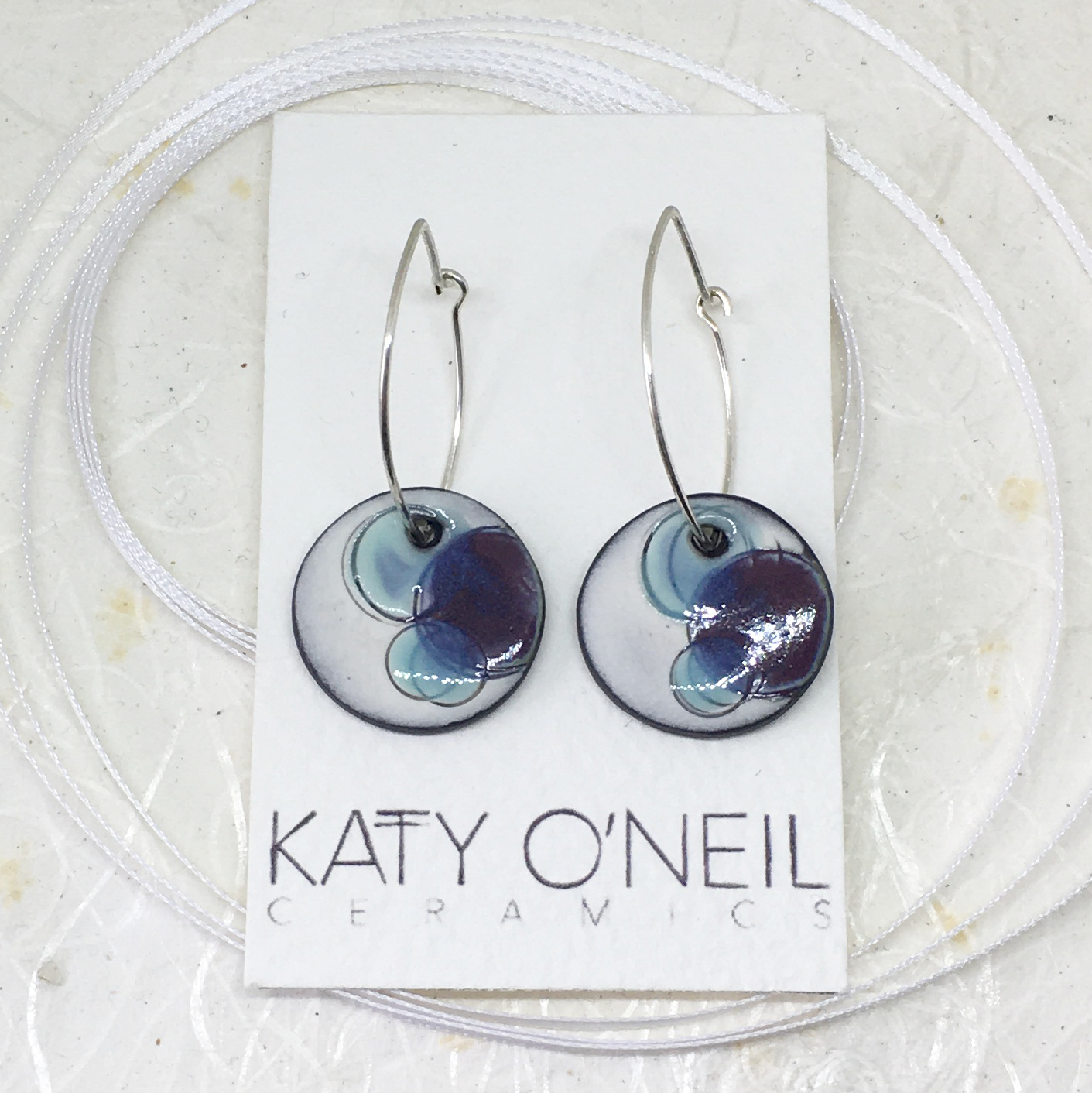 Drop Round Earrings 7