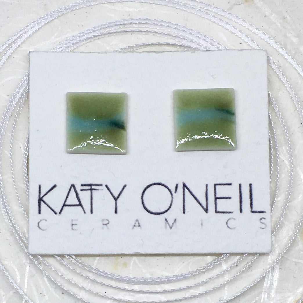 Medium Square Earrings 11