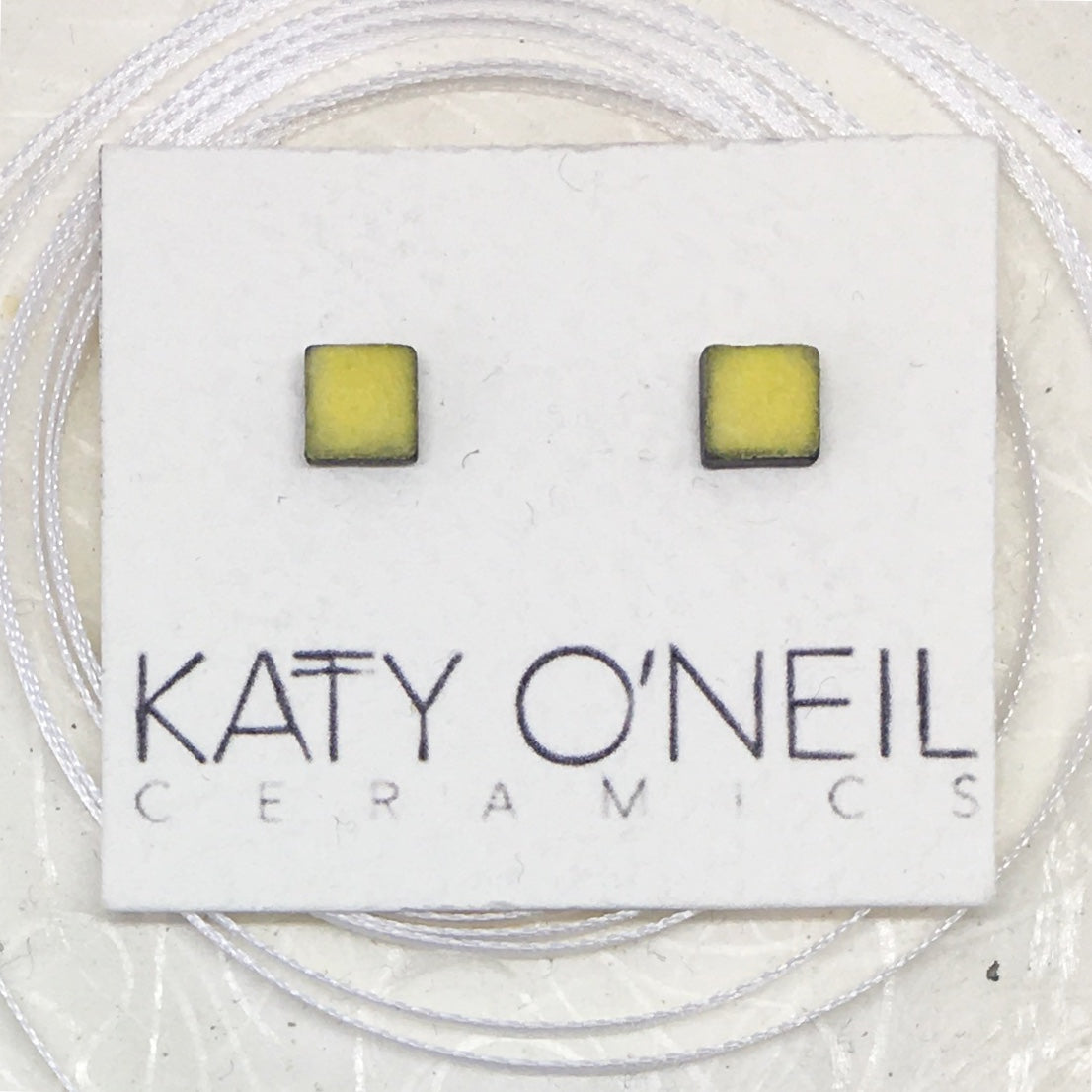 Tiny Square Earrings 1
