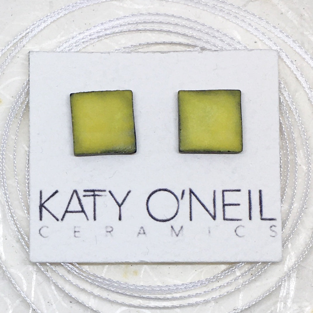Medium Square Earrings 17