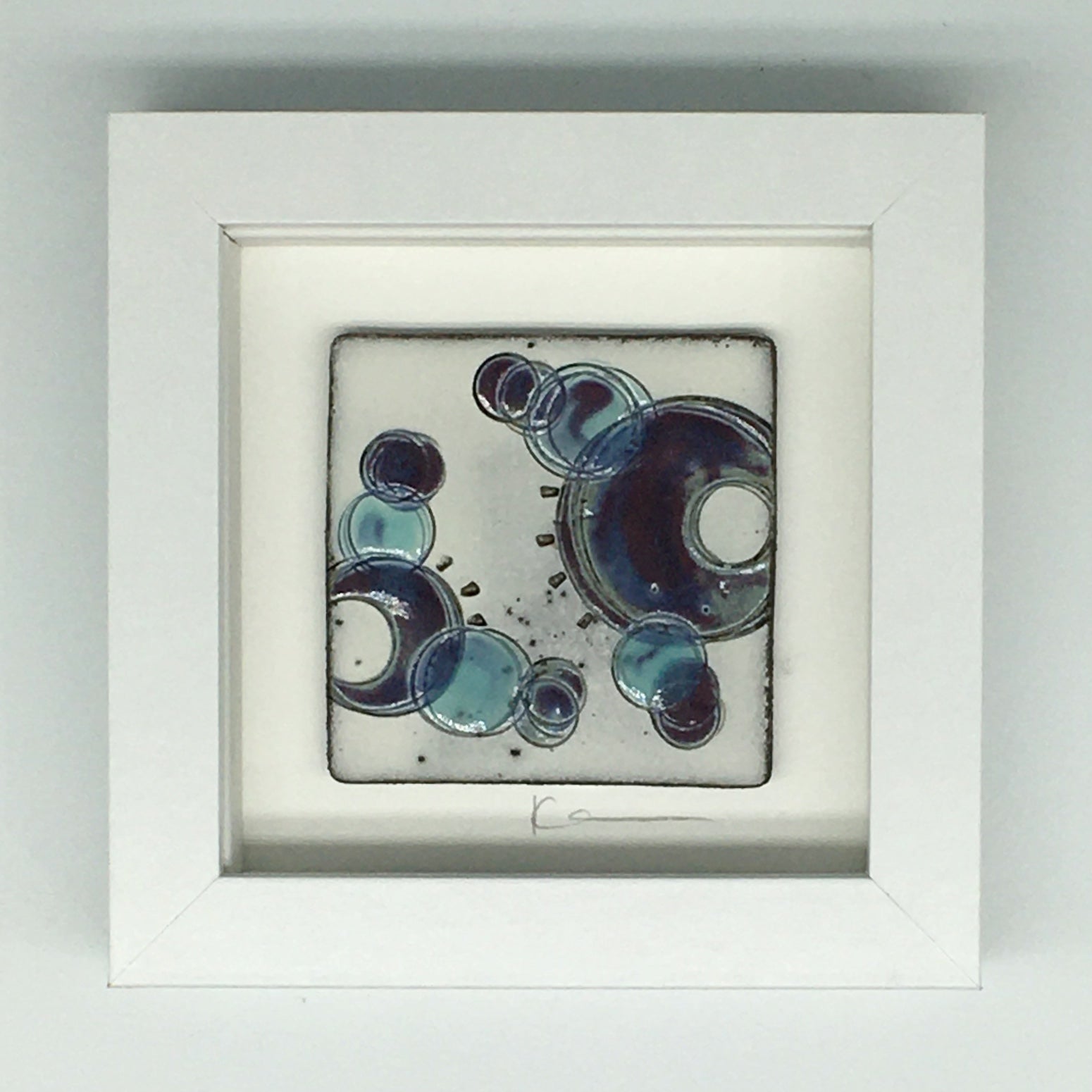 Framed tiny wall plaque 12