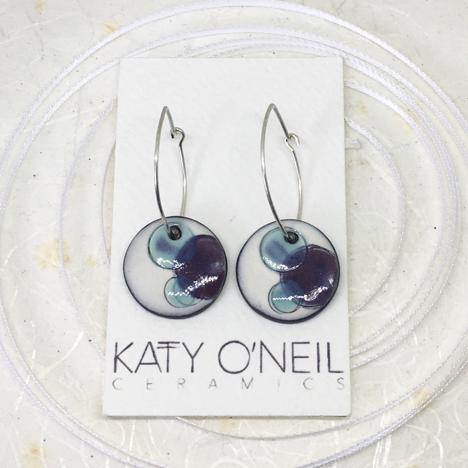 Drop Round Earrings 7