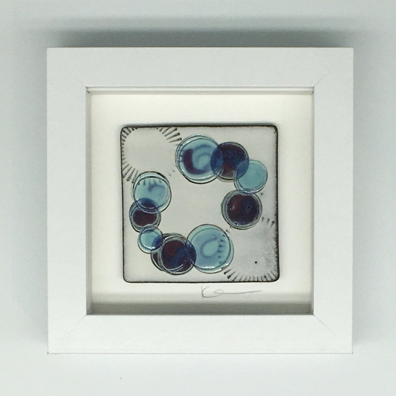 Framed tiny wall plaque 10