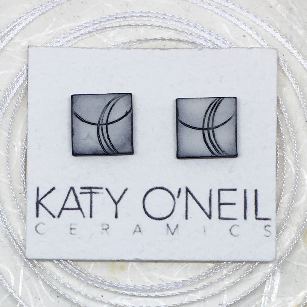 Medium Square Earrings 12