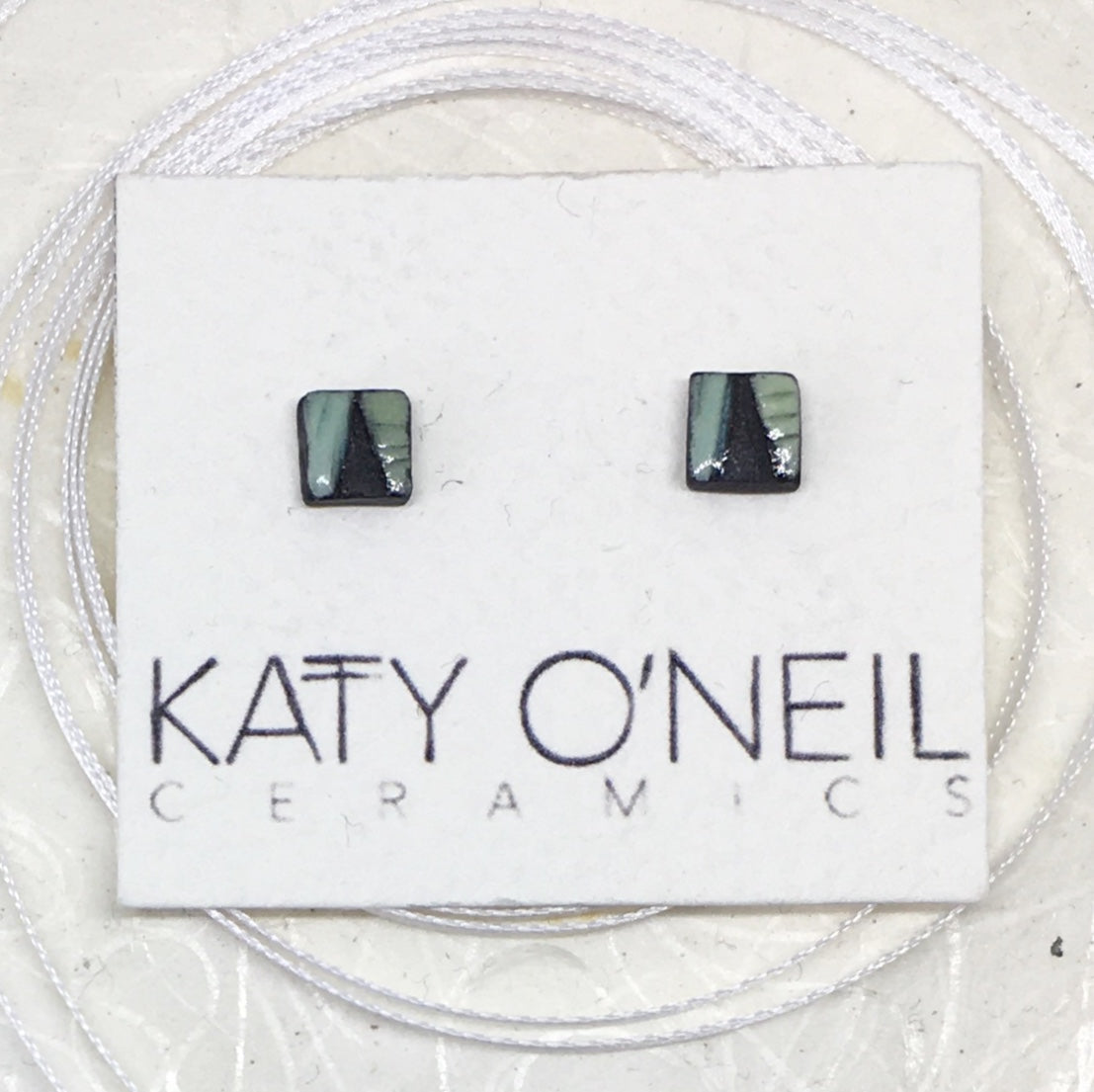 Tiny Square Earrings 2