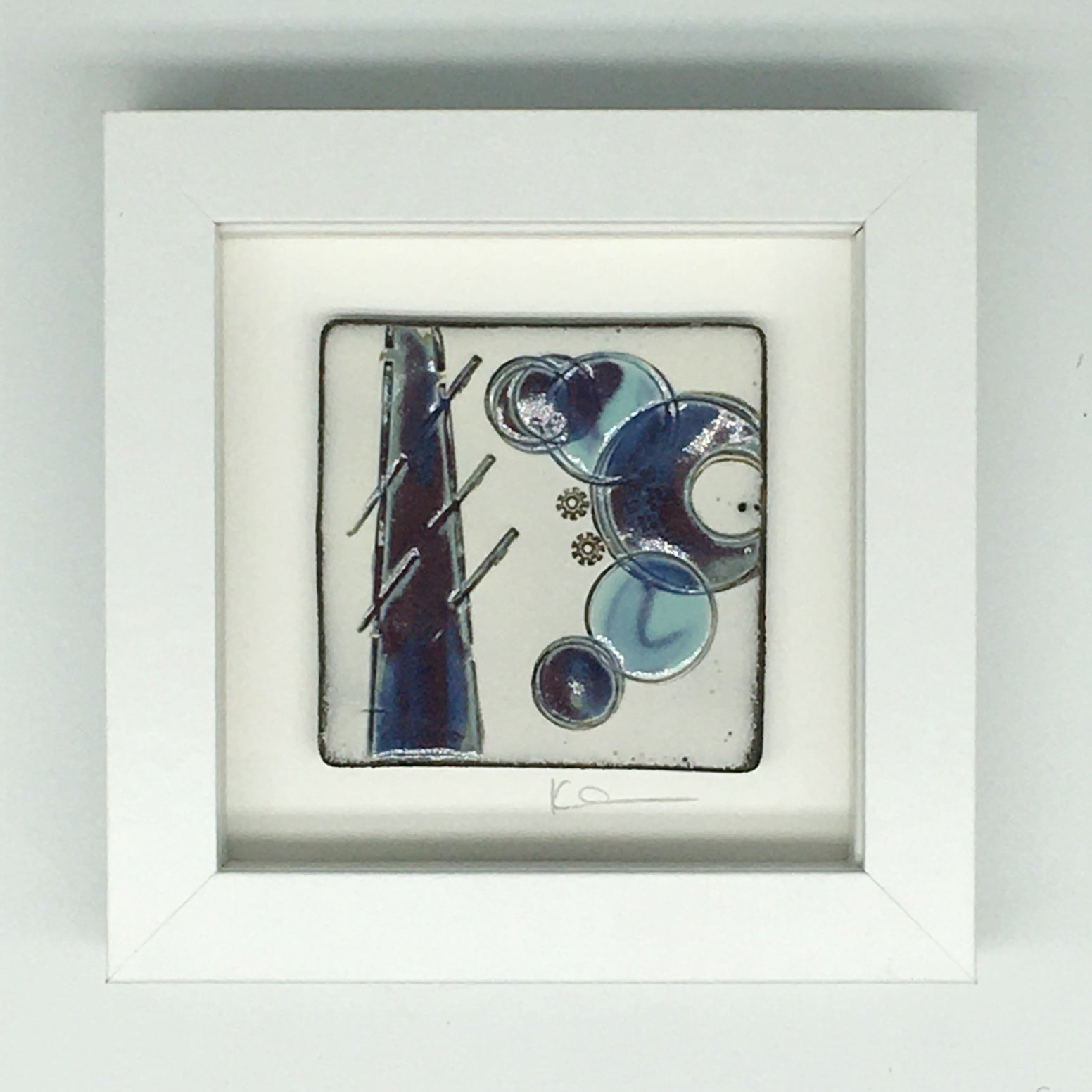 Framed tiny wall plaque 9