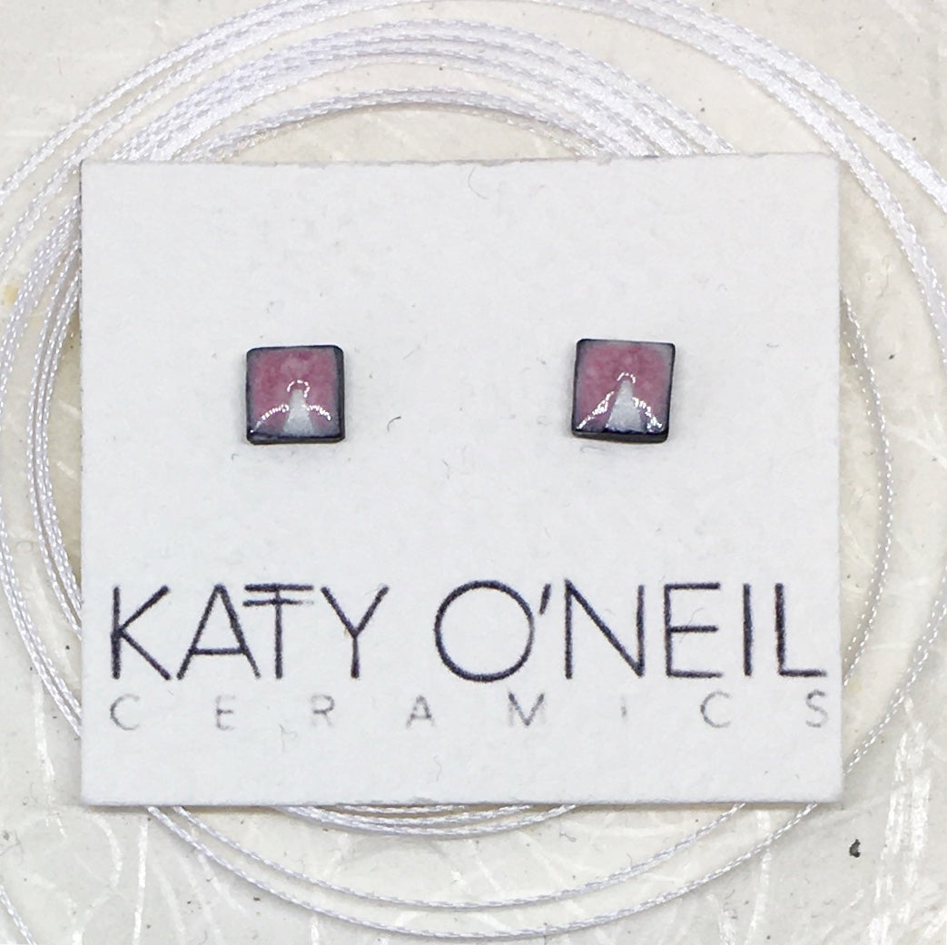 Tiny Square Earrings 13