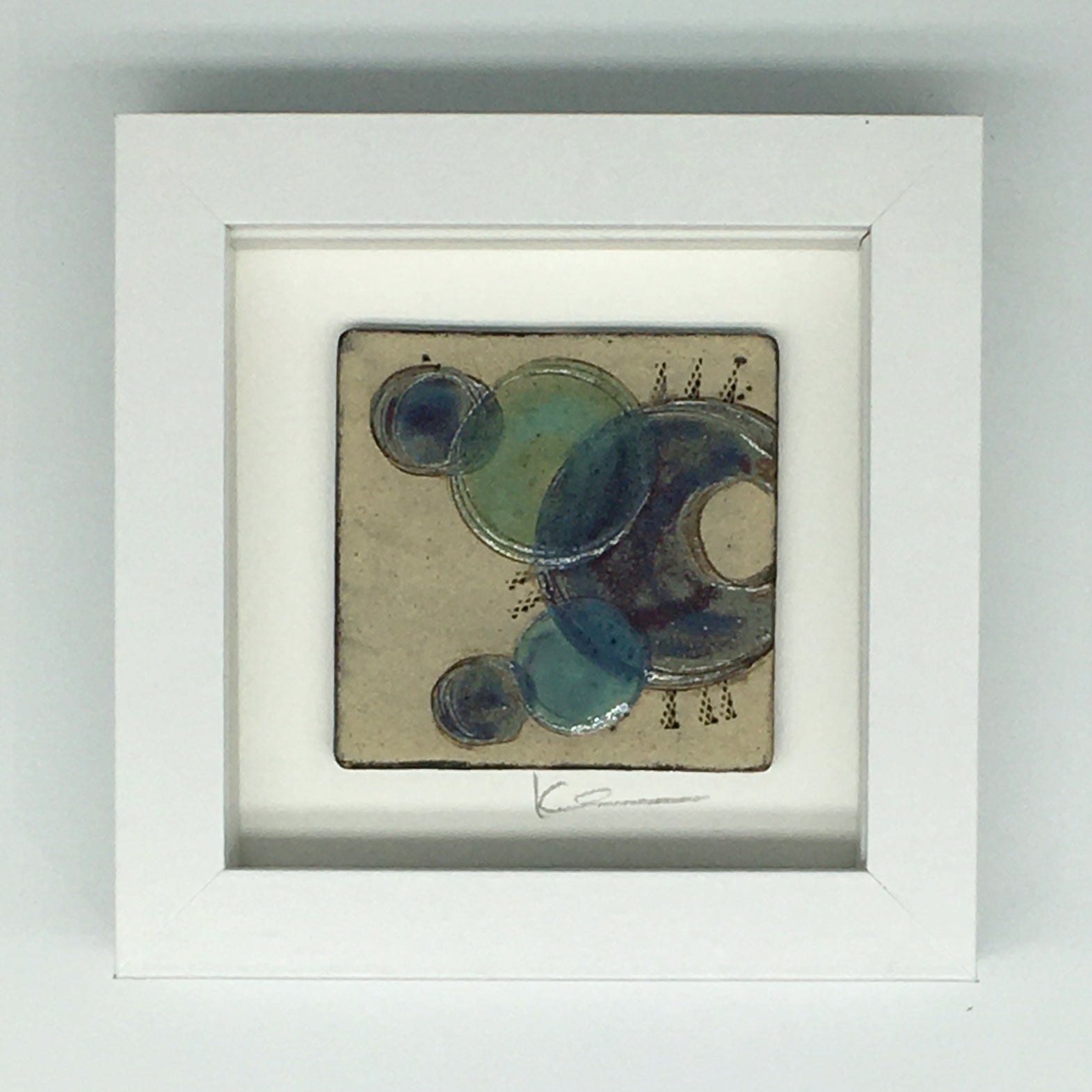 Framed tiny wall plaque 14