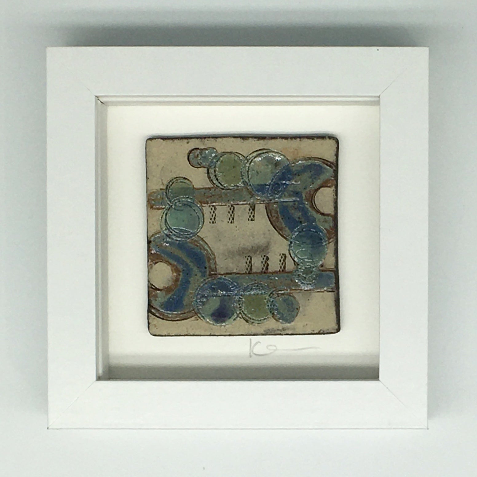 Framed tiny wall plaque 15