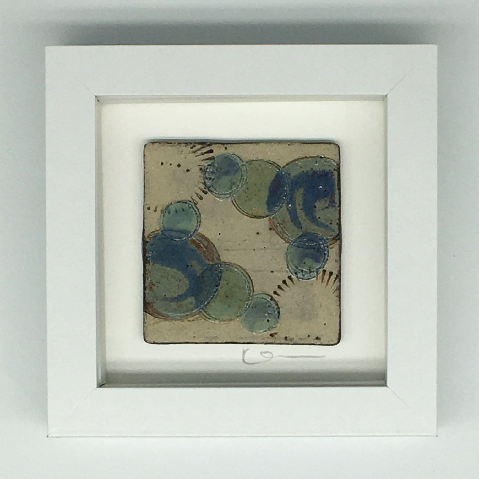 Framed tiny wall plaque 16