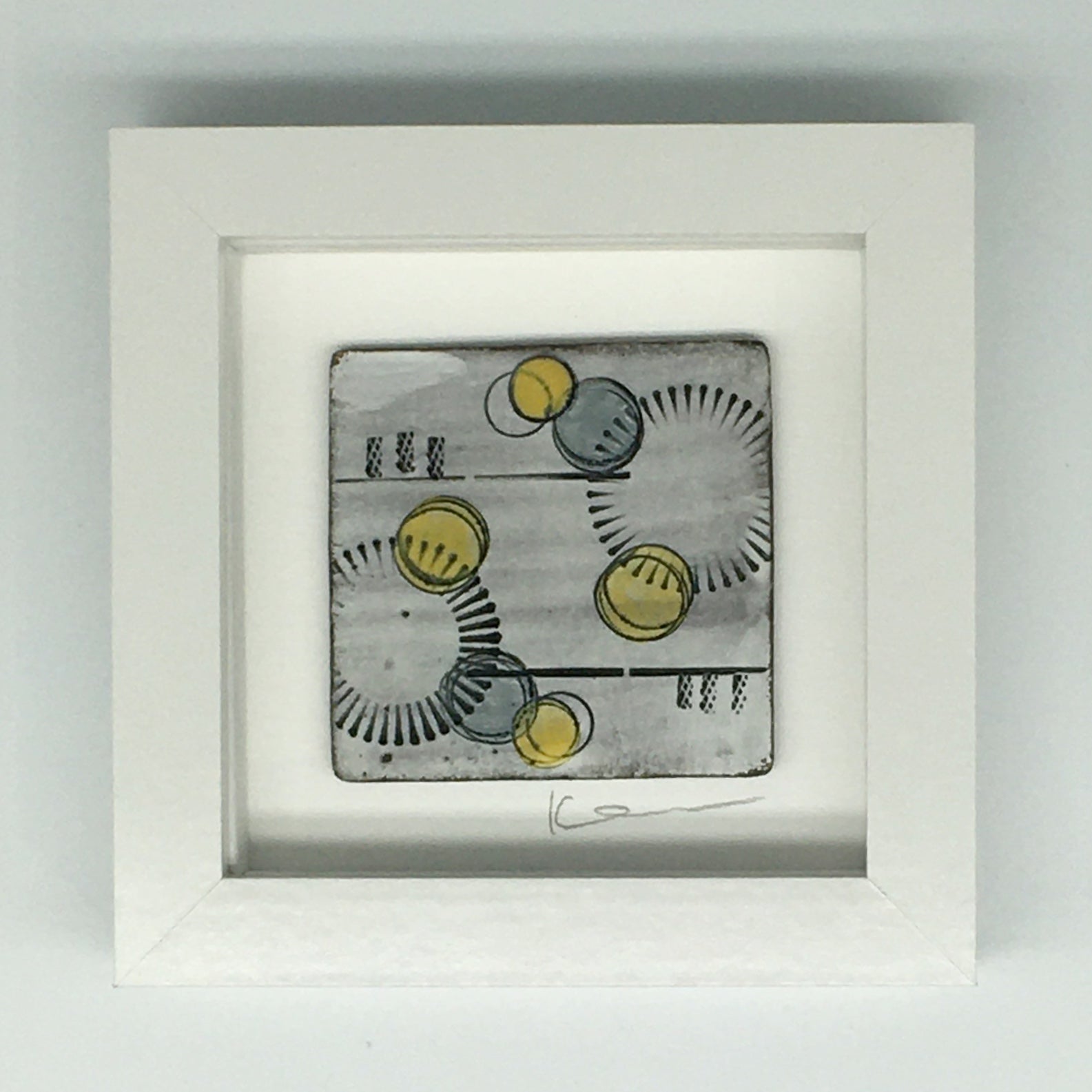 Framed tiny wall plaque 17