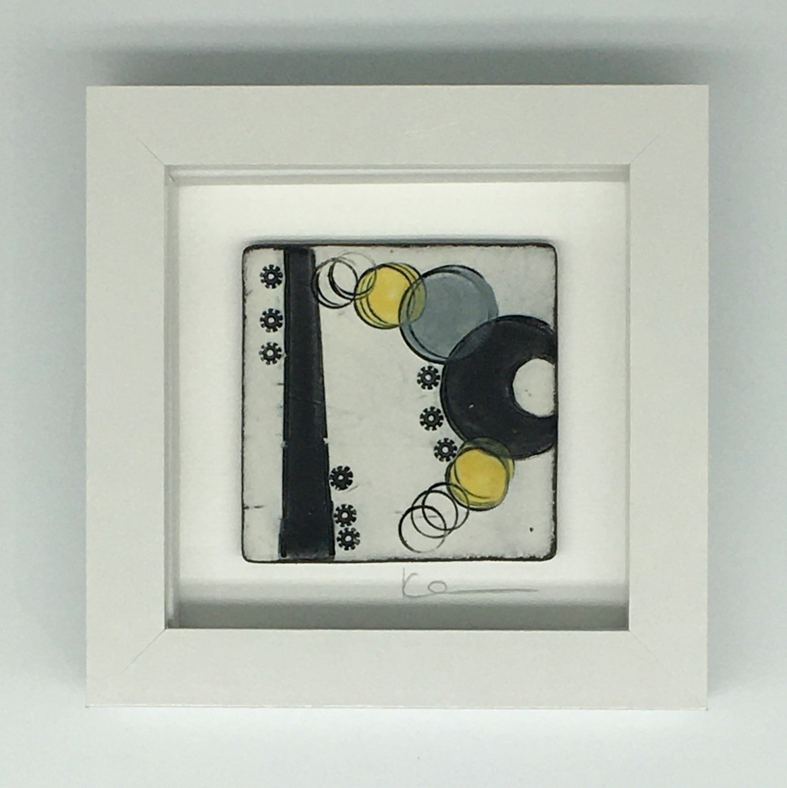 Framed tiny wall plaque 18