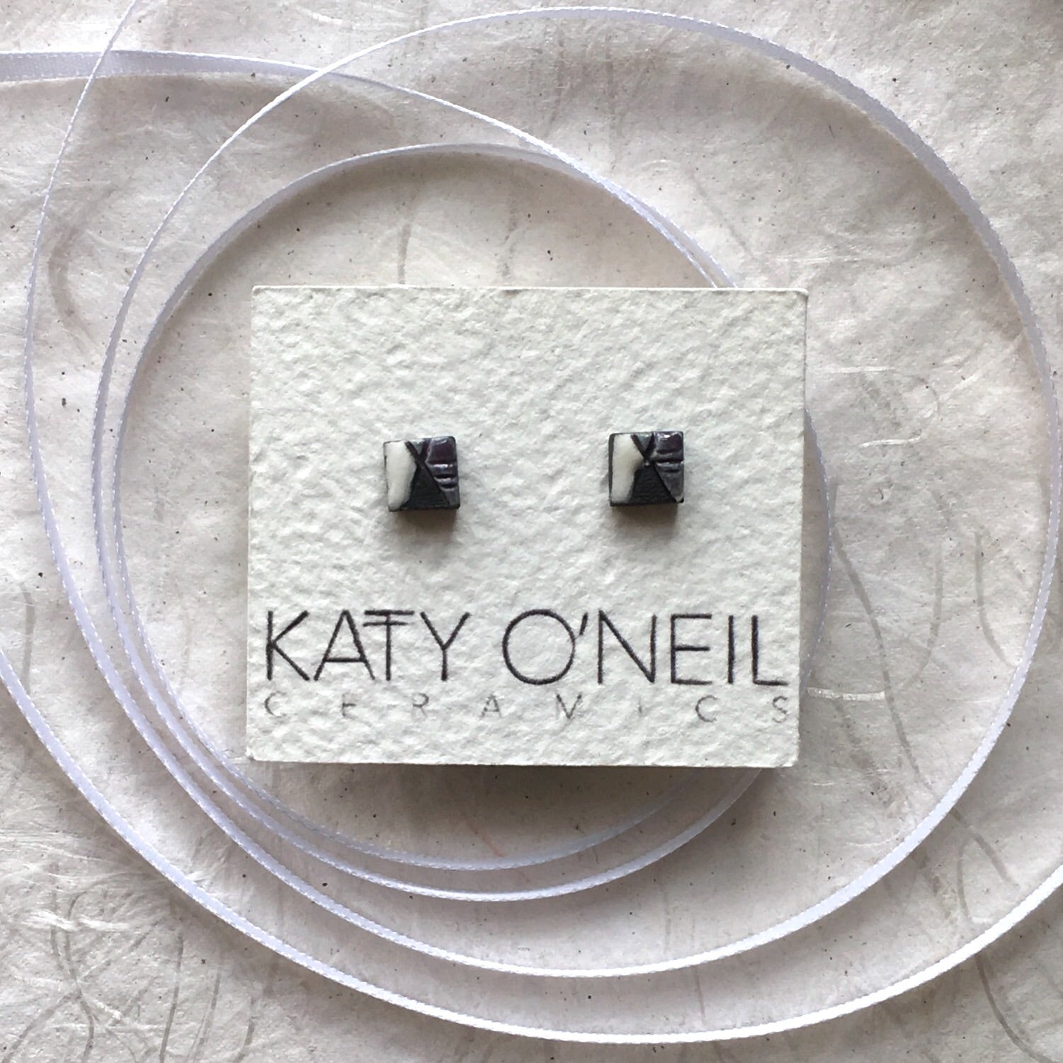 Tiny Square Earrings 4