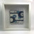 Framed small wall plaque - bold purple line and crescent
