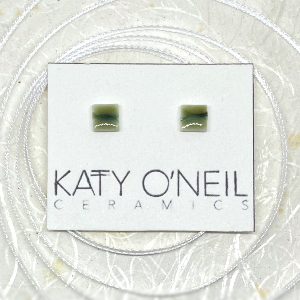 Tiny Square Earrings 34