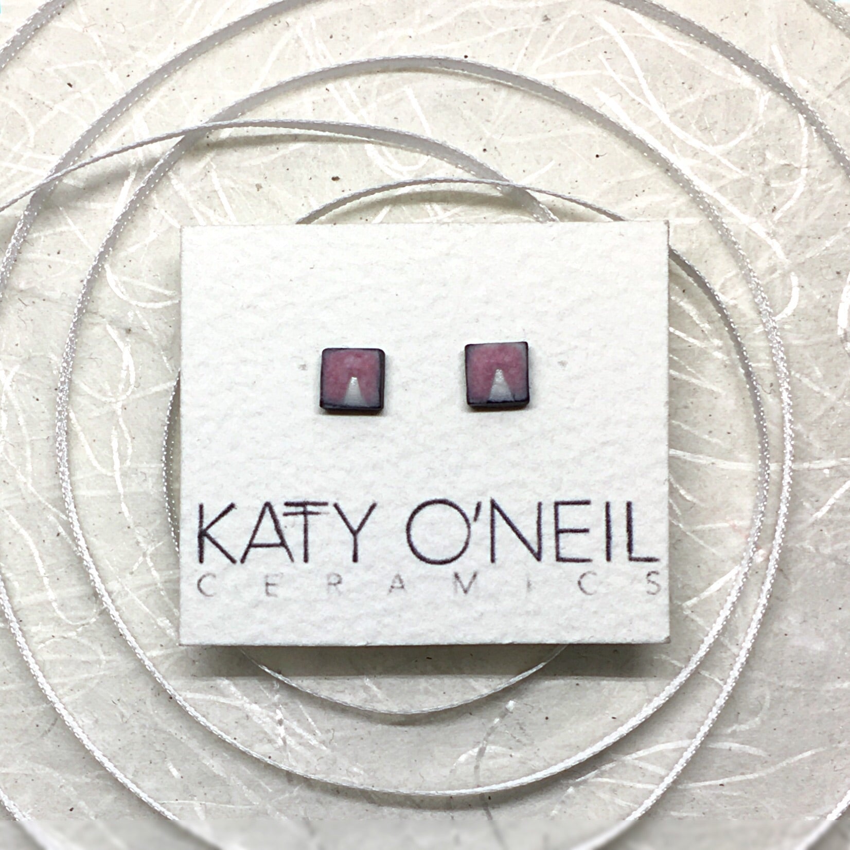 Tiny Square Earrings 13