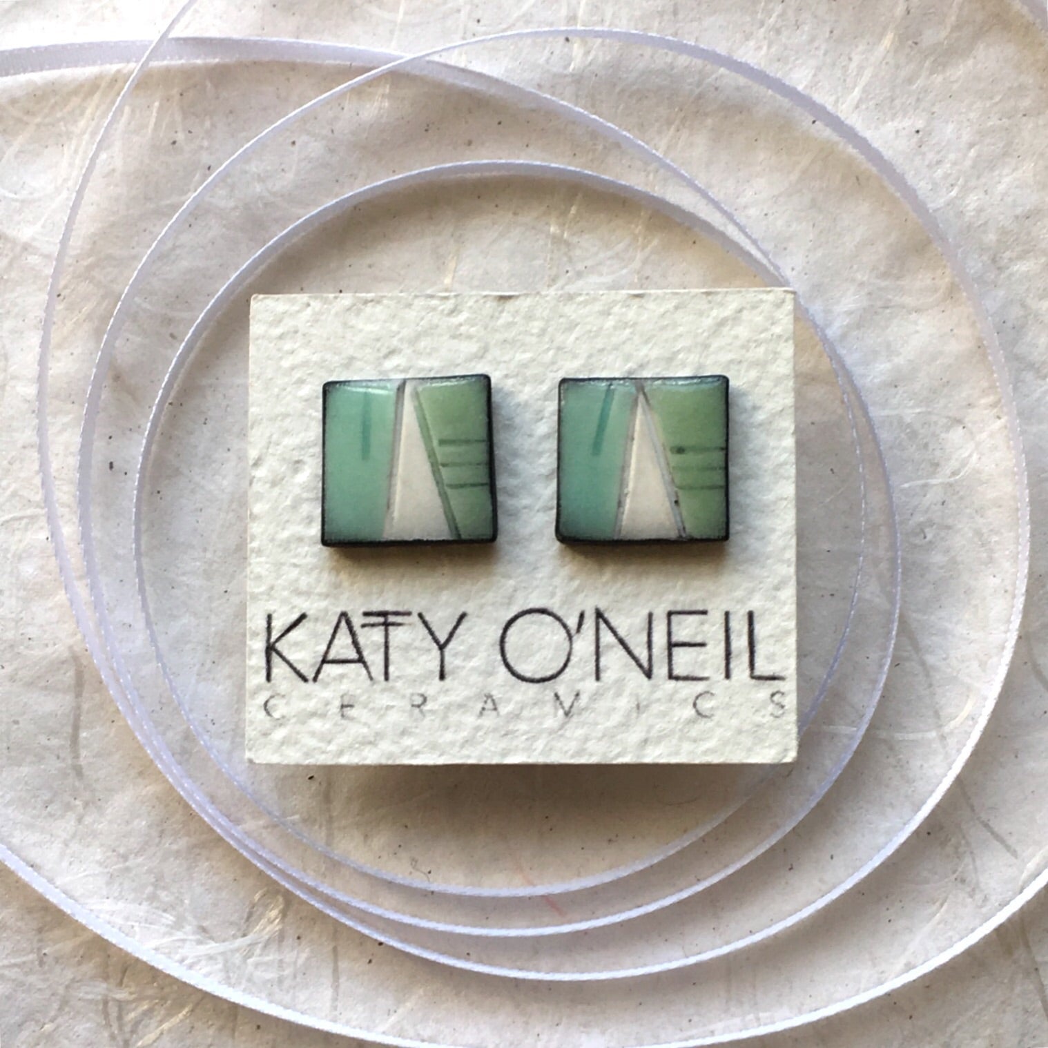 Large Square Earrings 3