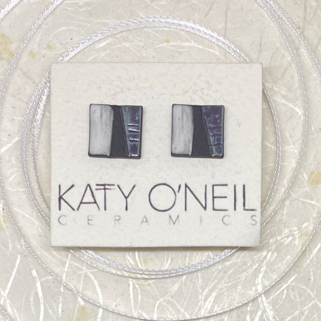 Medium Square Earrings 5